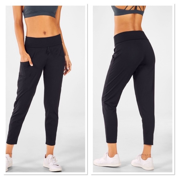 Fabletics Pants - Fabletics maj pants fold over waist joggers